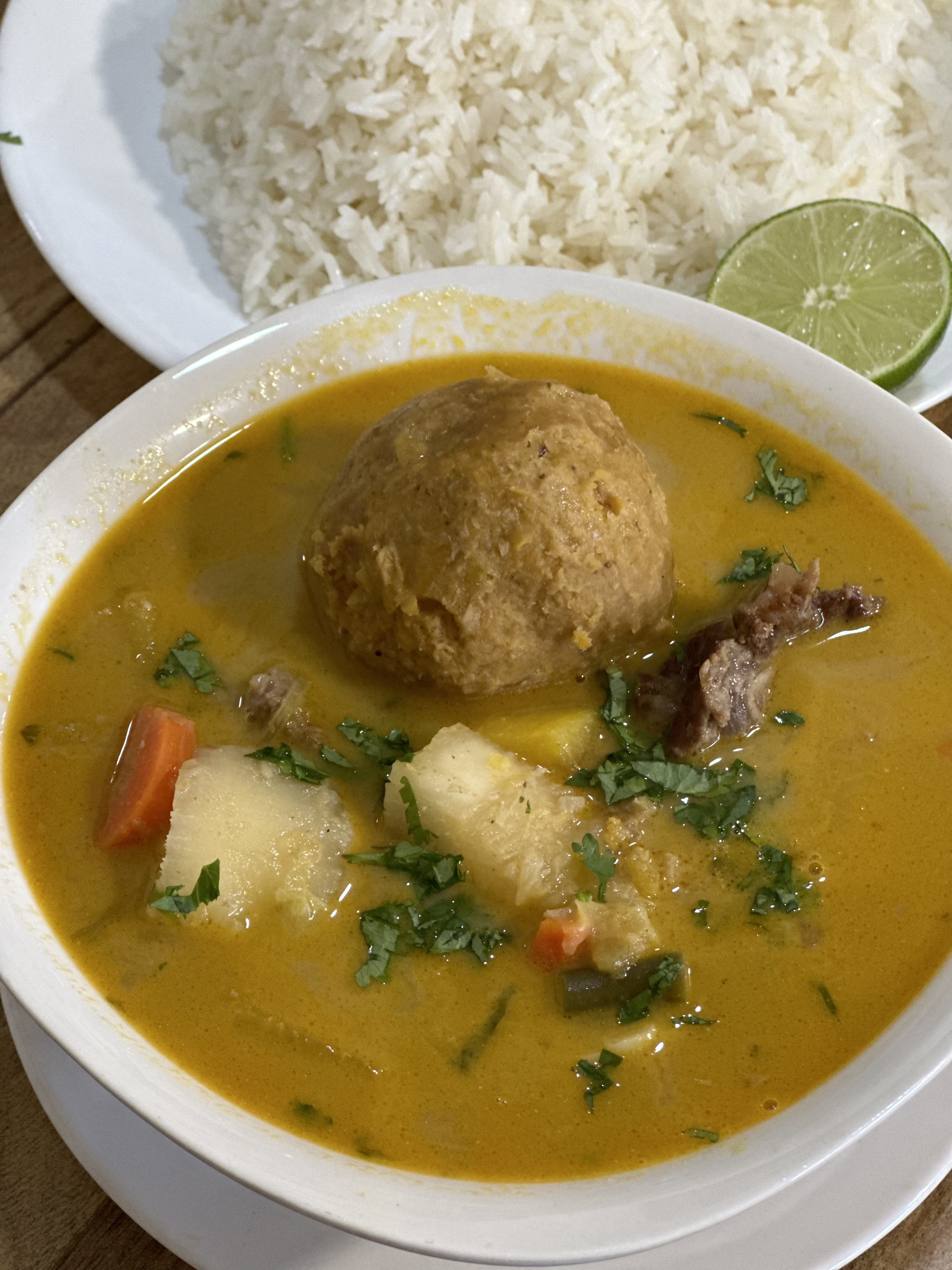 Plantain Ball Soup