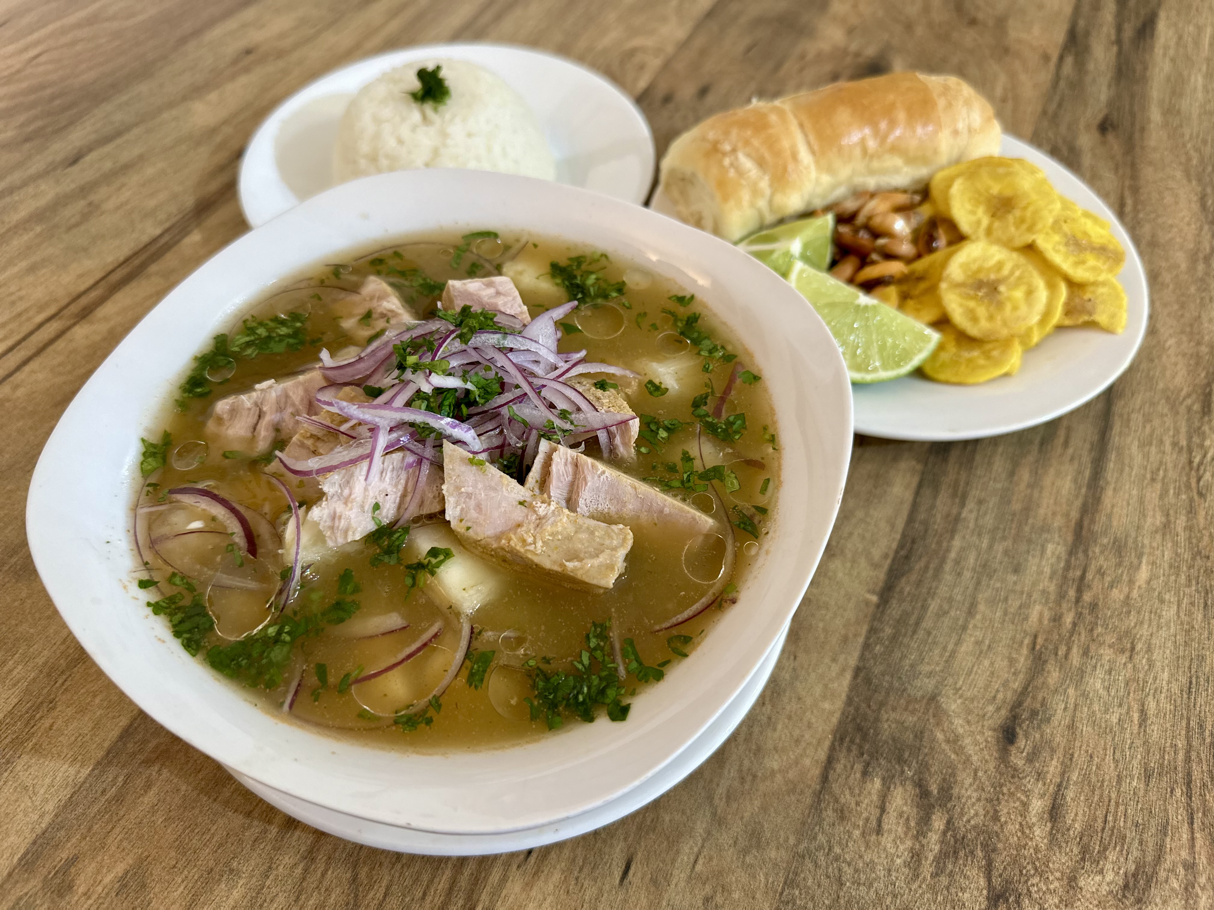 Encebollado (Tuna & Yuca Soup)